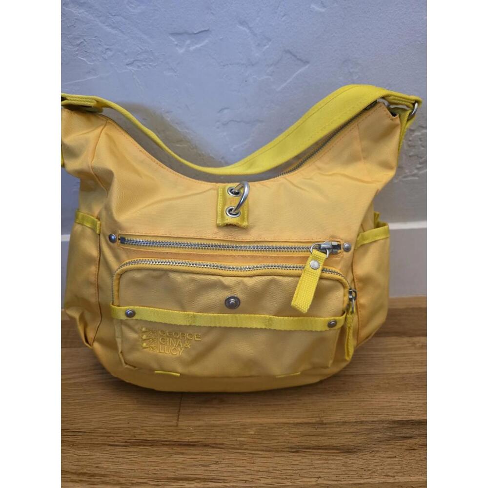 Rare Swingeling Y2k Yellow George Gina & Lucy Bag
